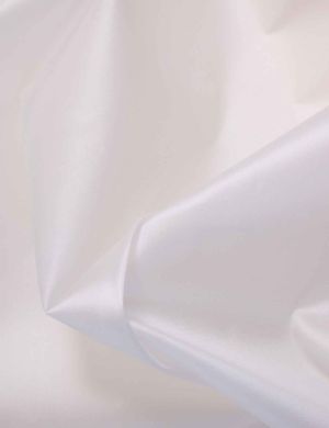 Imperial Silk Satin Organza Fabric - Silk White