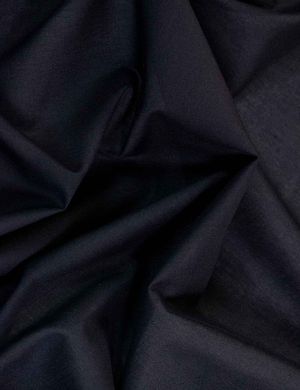 Plain Cotton Lawn Fabric - Black