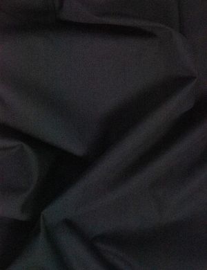 Plain Cotton Poplin Fabric - Black