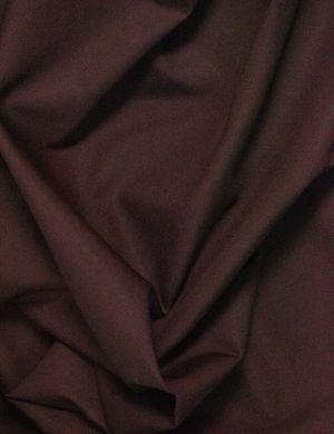 Plain Cotton Poplin Fabric - Brown