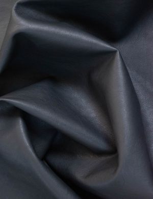 Soft Vegan Leather Fabric - Black