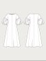 The Assembly Line BALLOON SLEEVE DRESS PATTERN XS - L