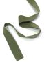 Cotton Grosgrain Ribbon Moss Green 35mm