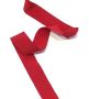 Cotton Grosgrain Ribbon Red 35mm