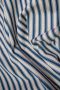 Cotton Ticking Fabric - Blue