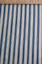 Cotton Ticking Fabric - Blue