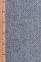 Irish Wool Tweed Fabric - Herringbone - Blue Grey
