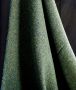 Irish Wool Tweed Fabric - Herringbone - Green