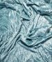 Aqua Crushed Silk Velvet Fabric