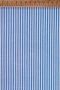 Striped Cotton Chambray Fabric - Blue and White