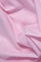 Striped Cotton Chambray Fabric - Pink and White