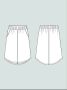 The Assembly Line A-LINE MIDI SKIRT PATTERN XS - L