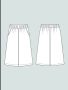 The Assembly Line A-LINE MIDI SKIRT PATTERN XS - L
