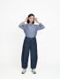 The Assembly Line BARREL LEG TROUSERS PATTERN XS - L