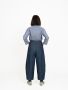 The Assembly Line BARREL LEG TROUSERS PATTERN XS - L