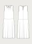The Assembly Line DROP WAIST DRESS PATTERN XS - L