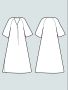 The Assembly Line KAFTAN DRESS PATTERN XS-L