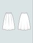 The Assembly Line THREE PLEAT SKIRT PATTERN XS-L