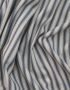 Cotton Ticking Fabric - Grey