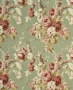 Vintage Floral Coral Sage FD264.S38