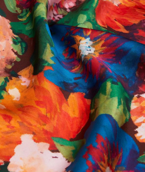 Liberty of London - Silk Satin Fabric - AW24 - Artist’s Bouquet
