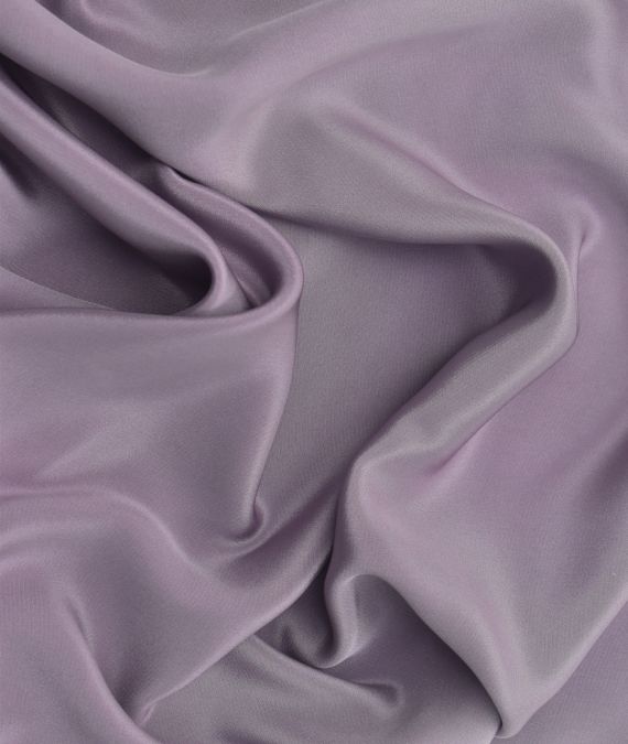 Double Crepe Silk Fabric - Dusty Lilac