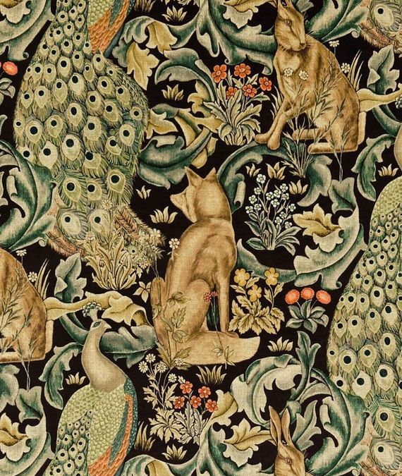 Forest Velvet Charcoal 226705