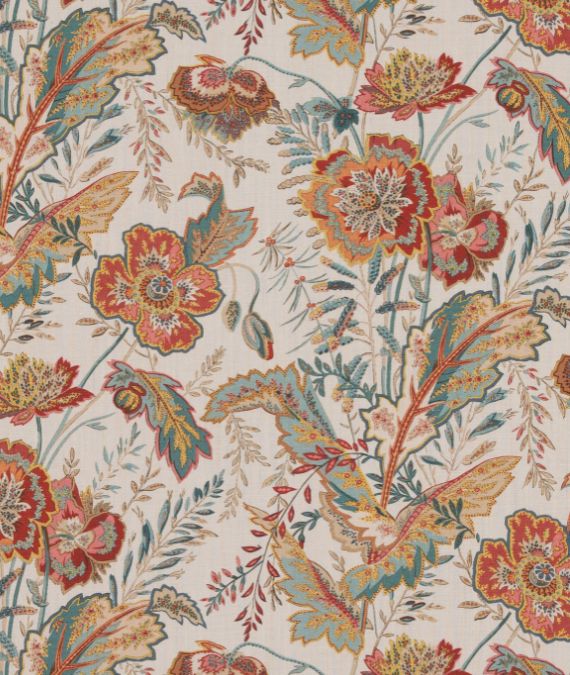 Indienne Flower Red/Teal BP10938.3