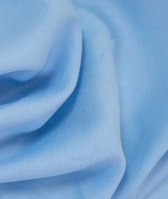 Irish Linen Fabric - Light Weight - Cool Blue
