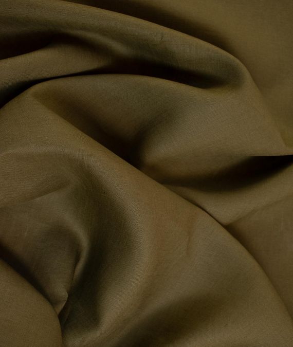 Irish Linen Fabric - Mid Weight - Olive