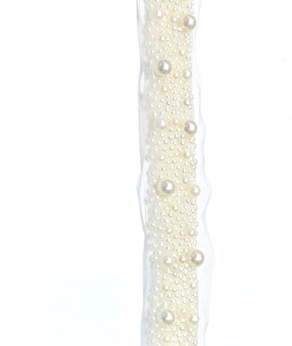 Pearl Edging Ivory 40mm