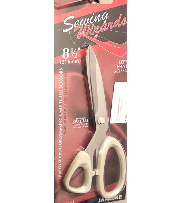 Janome Sewing Wizards - Dressmakers - Left-Handed 8 1/2" Scissors