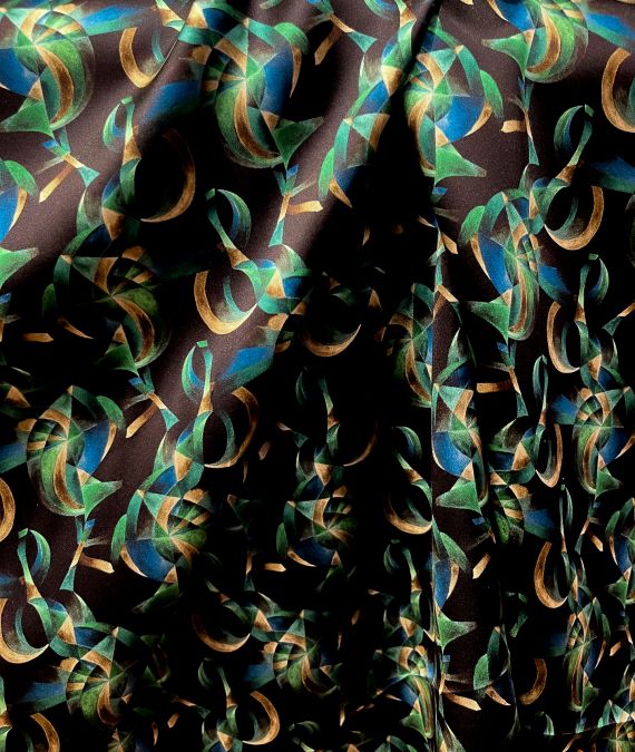 Liberty of London - Silk Satin Fabric - AW23 - Flying