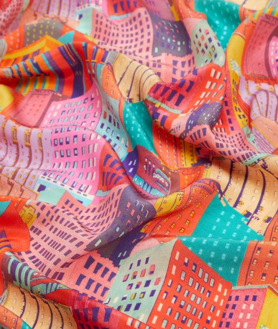 Liberty of London - Silk Satin Fabric - SS25 - Highrise