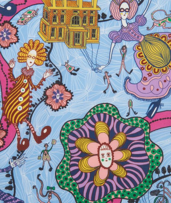 Liberty of London AW25 Tana Lawn Cotton Fabric - Grayson Perry for Liberty Shirley Smith