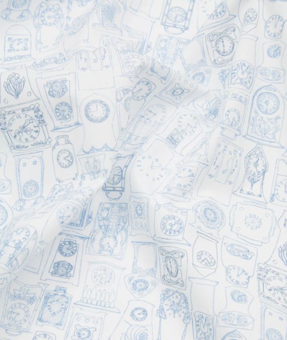 Liberty of London AW25 Poplin Cotton Fabric - Tick Tock
