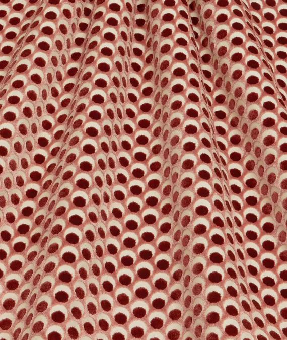 Ottoman Spot Cut Velvet in Lacquer