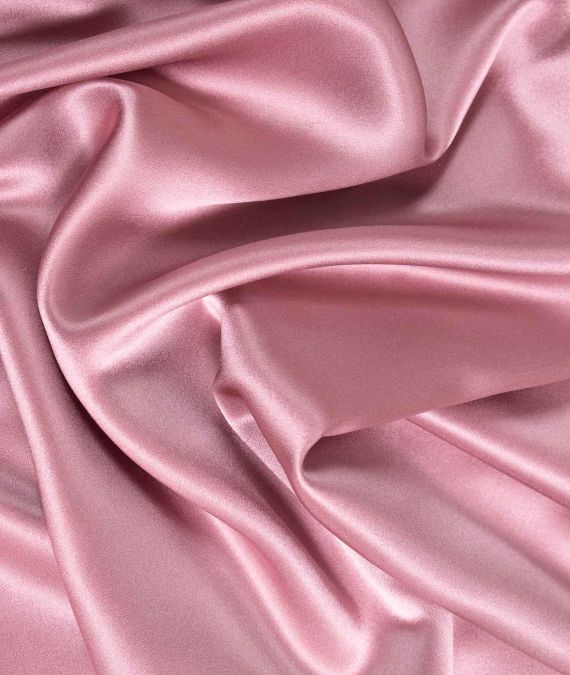 Silk Satin Fabric - Rosy