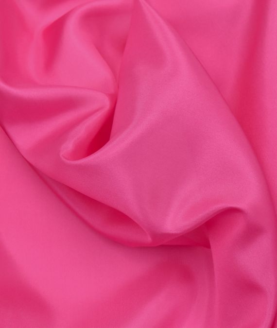 Silk Habotai Fabric - Fuchsia